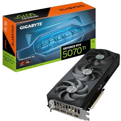Gigabyte GeForce RTX 5070 Ti Eagle OC SFF 16G grafische kaart 16GB GDDR7, 256bit, PCI-E 5.0, 2542MHz Core Clock, 3x DP 2.1a, 1x HDMI 2.1b, NVIDIA DLSS 4, GV-N507TEAGLE OC-16GD Gigabyte GeForce RTX 5070 Ti Eagle OC SFF 16G grafische kaart 16GB GDDR7, 256bit, PCI-E 5.0, 2542MHz Core Clock, 3x DP 2.1a, 1x HDMI 2.1b, NVIDIA DLSS 4, GV-N507TEAGLE OC-16GD