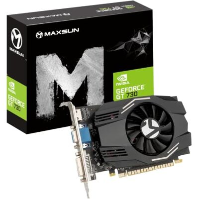 maxsun GeForce GT 730 4GB grafische kaart 128-bit DDR3 ITX PCI Express DVI-I, HDMI, VGA GPU videokaart maxsun GeForce GT 730 4GB grafische kaart 128-bit DDR3 ITX PCI Express DVI-I, HDMI, VGA GPU videokaart
