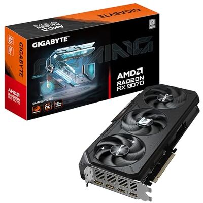 Gigabyte Radeon RX 9070 Gaming OC 16G grafische kaart 16 GB GDDR6, 256 bit, PCI-E 5.0, 2700 MHz hartfrequentie, 2 x DisplayPort, 2 x HDMI, GV-R9070GAMING OC-16GD Gigabyte Radeon RX 9070 Gaming OC 16G grafische kaart 16 GB GDDR6, 256 bit, PCI-E 5.0, 2700 MHz hartfrequentie, 2 x DisplayPort, 2 x HDMI, GV-R9070GAMING OC-16GD