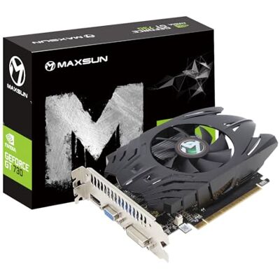 maxsun GeForce GT 730 4GB grafische kaart 128-bit DDR3 ITX PCI Express DVI-I, HDMI, VGA GPU videokaart maxsun GeForce GT 730 4GB grafische kaart 128-bit DDR3 ITX PCI Express DVI-I, HDMI, VGA GPU videokaart