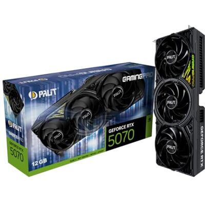 Palit GeForce RTX 5070 GamingPro (12 GB GDDR7/PCI Express 5.0/MHz/28000 MHz) Palit GeForce RTX 5070 GamingPro (12 GB GDDR7/PCI Express 5.0/MHz/28000 MHz)