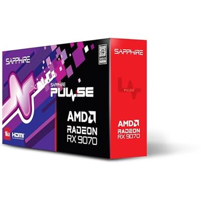 Sapphire PULSE AMD RADEON™ RX 9070 Gaming 16GB Dual HDMI/Dual DP Sapphire PULSE AMD RADEON™ RX 9070 Gaming 16GB Dual HDMI/Dual DP