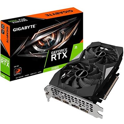 Gigabyte VGA 6GB RTX2060D6 6G 3xDP/ HDMI GeForce RTX 2060 OC 6G, GV-N2060D6-6GD V2 Gigabyte VGA 6GB RTX2060D6 6G 3xDP/ HDMI GeForce RTX 2060 OC 6G, GV-N2060D6-6GD V2