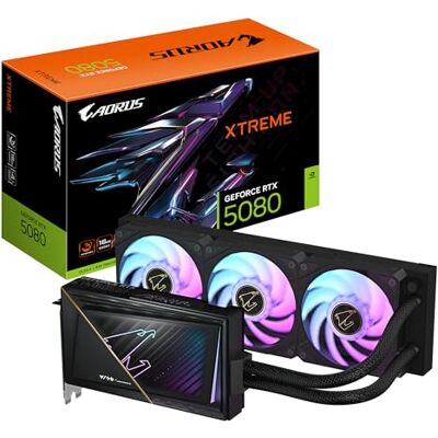 Gigabyte AORUS GeForce RTX 5080 XTREME WATERFORCE 16G grafische kaart 16GB GDDR7, 256 bits, PCI-E 5.0, 2805MHz, 3x DP 2.1a, 1x HDMI 2.1b, NVIDIA DLSS 4, GV-N5080AORUSX W-16GD Gigabyte AORUS GeForce RTX 5080 XTREME WATERFORCE 16G grafische kaart 16GB GDDR7, 256 bits, PCI-E 5.0, 2805MHz, 3x DP 2.1a, 1x HDMI 2.1b, NVIDIA DLSS 4, GV-N5080AORUSX W-16GD