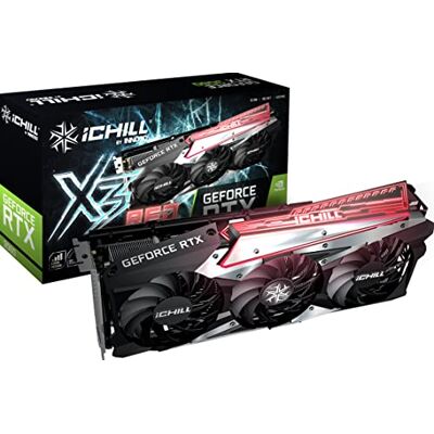 Inno3D GeForce RTX 3060 iChill X3 Red LHR, 12288 MB GDDR6 Inno3D GeForce RTX 3060 iChill X3 Red LHR, 12288 MB GDDR6
