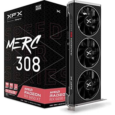 Pine XFX Speedster MERC308 Radeon RX 6650XT Black Gaming grafische kaart met 8 GB GDDR6 HDMI 3xDP, AMD RDNA™ 2 (RX-665X8TBDY) Pine XFX Speedster MERC308 Radeon RX 6650XT Black Gaming grafische kaart met 8 GB GDDR6 HDMI 3xDP, AMD RDNA™ 2 (RX-665X8TBDY)