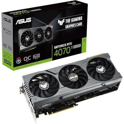 Asus TUF Gaming TUF-RTX4070TIS-O16G-GAMING NVIDIA GeForce RTX 4070 Ti SUPER 16GB GDDR6X Asus TUF Gaming TUF-RTX4070TIS-O16G-GAMING NVIDIA GeForce RTX 4070 Ti SUPER 16GB GDDR6X
