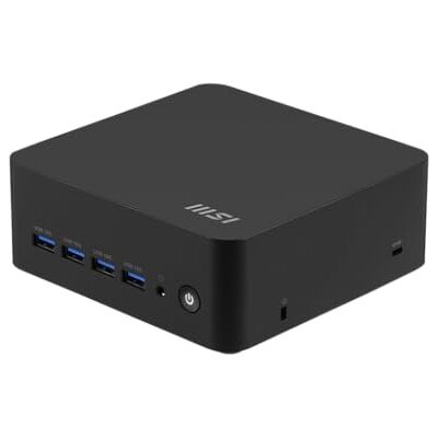 Cubi MSI AI 8M-008BEU kubus zwart 8645HS AMD SoC 4,3 GHz ingebouwde luidsprekers (MSI Z, AI 8M, AMD Ryzen 5 8645HS Barebone) Cubi MSI AI 8M-008BEU kubus zwart 8645HS AMD SoC 4,3 GHz ingebouwde luidsprekers (MSI Z, AI 8M, AMD Ryzen 5 8645HS Barebone)