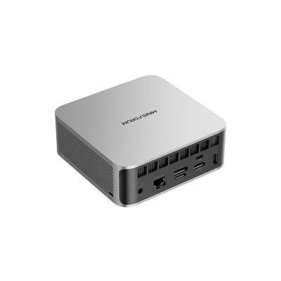MINISFORUM MINIS FORUM AI X1 Mini PC, AMD Ryzen 7 255 processor 8 kernen 16 draden tot 4,9 GHz, AMD Radeon 780M, Barebone zonder DDR5 RAM/PCIe 4.0 SSD, HDMI/DP/USB4 x 2/2.5G RJ45, USB 3.2 x 2, WiFi 7, BT5.4 MINISFORUM MINIS FORUM AI X1 Mini PC, AMD Ryzen 7 255 processor 8 kernen 16 draden tot 4,9 GHz, AMD Radeon 780M, Barebone zonder DDR5 RAM/PCIe 4.0 SSD, HDMI/DP/USB4 x 2/2.5G RJ45, USB 3.2 x 2, WiFi 7, BT5.4