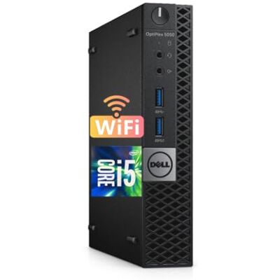 Dell Optiplex 5050 Mini PC de bureau, Intel Core i5-6500T, 8 Go de RAM, SSD 256 Go, USB Wi-Fi + BT, clavier QWERTY américain, Windows 11 Pro (reconditionné) Dell Optiplex 5050 Mini PC de bureau, Intel Core i5-6500T, 8 Go de RAM, SSD 256 Go, USB Wi-Fi + BT, clavier QWERTY américain, Windows 11 Pro (reconditionné)