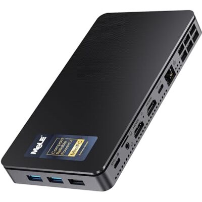 MeLE Overclock X2 Mini PC, N150 16GB 512GB, Dual HDMI, USBC, Triple 4K MeLE Overclock X2 Mini PC, N150 16GB 512GB, Dual HDMI, USBC, Triple 4K