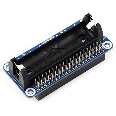 Waveshare Li-ION batterijhoed voor Raspberry Pi 5 V gereguleerde uitgang bi-directioneel snel opladen Waveshare Li-ION batterijhoed voor Raspberry Pi 5 V gereguleerde uitgang bi-directioneel snel opladen