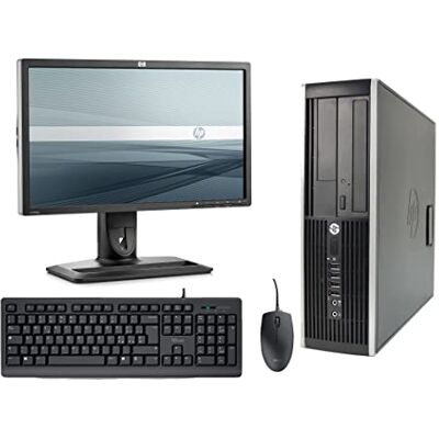 HP Elite 8200 Desktop met 22-inch display (Intel Core I5-2400, 8 GB RAM, 240 GB SSD, DVD, Windows 10 Professional Original), zwart (gereviseerd) HP Elite 8200 Desktop met 22-inch display (Intel Core I5-2400, 8 GB RAM, 240 GB SSD, DVD, Windows 10 Professional Original), zwart (gereviseerd)
