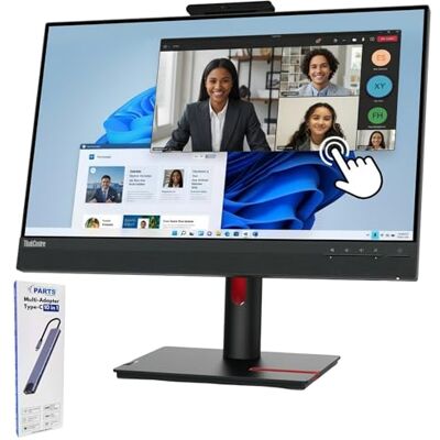 Lenovo 24 inch i5 8500 All-in-One touchscreen tot 3,50 GHz, 16 GB RAM, 512 GB SSD, Windows 11 Pro, desktop-pc en professionele USB-C Lenovo 24 inch i5 8500 All-in-One touchscreen tot 3,50 GHz, 16 GB RAM, 512 GB SSD, Windows 11 Pro, desktop-pc en professionele USB-C