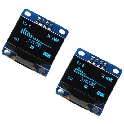 TECNOIOT 2 stuks OLED 128X64 Display OLED LCD LED Display Module I2C IIC SPI Serial Color Blue 2 stuks 2,4 cm SSD1306 I2C IIC SPI Serial 12864 OLED LCD-scherm TECNOIOT 2 stuks OLED 128X64 Display OLED LCD LED Display Module I2C IIC SPI Serial Color Blue 2 stuks 2,4 cm SSD1306 I2C IIC SPI Serial 12864 OLED LCD-scherm