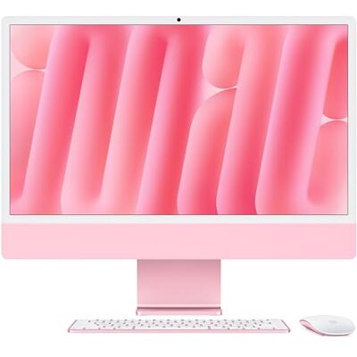 Apple iMac All-in-one desktop met M4-chip, 10-core CPU en 10-core GPU, 24-inch Retina-display, 16 GB centraal geheugen, 256 GB opslag (ssd), roze Apple iMac All-in-one desktop met M4-chip, 10-core CPU en 10-core GPU, 24-inch Retina-display, 16 GB centraal geheugen, 256 GB opslag (ssd), roze