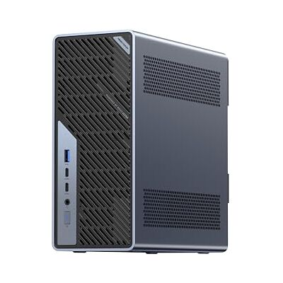 MINISFORUM MS-02 Ultra Mini PC Core Ultra 5 235HX 14C/14T tot 5,1 GHz, Intel Graphics, Barebone versie 4x DDR5/2 X PCIe4.0 SSD, HDMI/USB4/2x USB4 V2, 10G RJ45, 2,5G RJ45, 3x USB-A MINISFORUM MS-02 Ultra Mini PC Core Ultra 5 235HX 14C/14T tot 5,1 GHz, Intel Graphics, Barebone versie 4x DDR5/2 X PCIe4.0 SSD, HDMI/USB4/2x USB4 V2, 10G RJ45, 2,5G RJ45, 3x USB-A