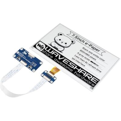 Waveshare 7,5 inch E-Paper Display Hoed Module V2 Kit 800 x 480 Resolution 3,3 V/5 V E-Ink elektronisch scherm met Embedded Controller SPI Interface Compatibel met Raspberry Pi/Jetson Nano/Arduino/STM32 Waveshare 7,5 inch E-Paper Display Hoed Module V2 Kit 800 x 480 Resolution 3,3 V/5 V E-Ink elektronisch scherm met Embedded Controller SPI Interface Compatibel met Raspberry Pi/Jetson Nano/Arduino/STM32