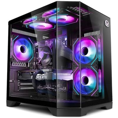 Vibox II-145 Gaming PC • Intel Core i5 10400F 6 Core • AMD Radeon RX 9070 12GB • 16GB RAM • 1TB SSD • Windows 11 • WiFi 6 + Bluetooth 5.4 Vibox II-145 Gaming PC • Intel Core i5 10400F 6 Core • AMD Radeon RX 9070 12GB • 16GB RAM • 1TB SSD • Windows 11 • WiFi 6 + Bluetooth 5.4