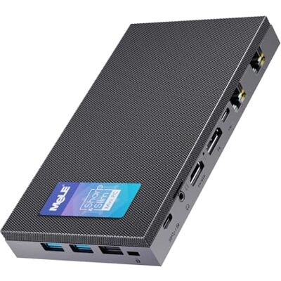 MeLE QuieterDL Mini PC Fanless, N100 16 GB 512 GB, Dual 2,5 G LAN HDMI voor IoT MeLE QuieterDL Mini PC Fanless, N100 16 GB 512 GB, Dual 2,5 G LAN HDMI voor IoT