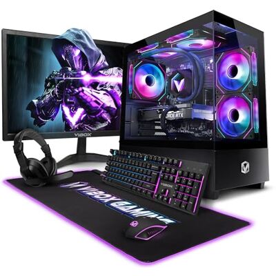 Vibox VIII-615 PC Gamer Bundle • Intel Core i9 12900KF 16 Core • Nvidia RTX 5050 8GB • 16GB RAM • 500GB SSD • Windows 11 • 23" Monitor • WiFi 6 + Bluetooth 5.4 Vibox VIII-615 PC Gamer Bundle • Intel Core i9 12900KF 16 Core • Nvidia RTX 5050 8GB • 16GB RAM • 500GB SSD • Windows 11 • 23" Monitor • WiFi 6 + Bluetooth 5.4