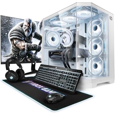 Vibox Gaming PC compleet • 27 inch scherm • AMD Ryzen 7 5700X 4,2 GHz • Nvidia RTX 5070 12 GB • 32 GB RAM • 1 TB SSD • Windows 11 • WiFi 6 + Bluetooth 5.4 • wit Vibox Gaming PC compleet • 27 inch scherm • AMD Ryzen 7 5700X 4,2 GHz • Nvidia RTX 5070 12 GB • 32 GB RAM • 1 TB SSD • Windows 11 • WiFi 6 + Bluetooth 5.4 • wit