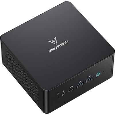 MINISFORUM UM890 Pro Mini PC met AMD Ryzen 9 8945HS, Radeon 780M, OCuLink, Dual LAN 2.5G, 2×USB4, HDMI 2.1, DisplayPort 1.4, Wi-Fi 6E, BT 5.2, Barebone (zonder RAM en SSD) MINISFORUM UM890 Pro Mini PC met AMD Ryzen 9 8945HS, Radeon 780M, OCuLink, Dual LAN 2.5G, 2×USB4, HDMI 2.1, DisplayPort 1.4, Wi-Fi 6E, BT 5.2, Barebone (zonder RAM en SSD)