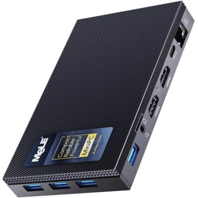 MeLE Fanless Mini PC Windows 11 Pro Celeron HDMI Dual 4K Display Portable Desktop Computer (3Q-N5105/8GB + 256GB) MeLE Fanless Mini PC Windows 11 Pro Celeron HDMI Dual 4K Display Portable Desktop Computer (3Q-N5105/8GB + 256GB)