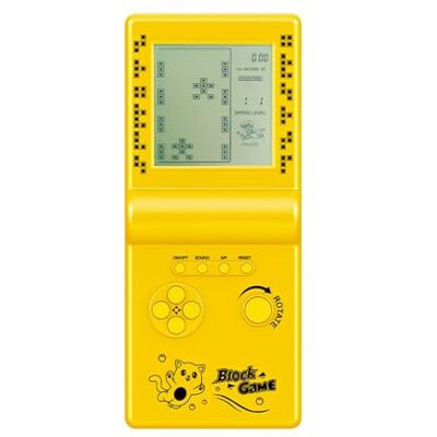 CZT Nostalgic Cube Gameconsole, groot scherm, retro, 999, in 4 speelblokken voor binnen en buiten, draagbare console, elektronische baksteen, spelletjes voor kinderen, studenten, vriendjes CZT Nostalgic Cube Gameconsole, groot scherm, retro, 999, in 4 speelblokken voor binnen en buiten, draagbare console, elektronische baksteen, spelletjes voor kinderen, studenten, vriendjes