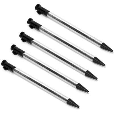 Ruimou 3DS intrekbare zwarte metalen touchscreen-stylus compatibel met Nintendo 3DS-console (85 mm x 5 mm) Ruimou 3DS intrekbare zwarte metalen touchscreen-stylus compatibel met Nintendo 3DS-console (85 mm x 5 mm)