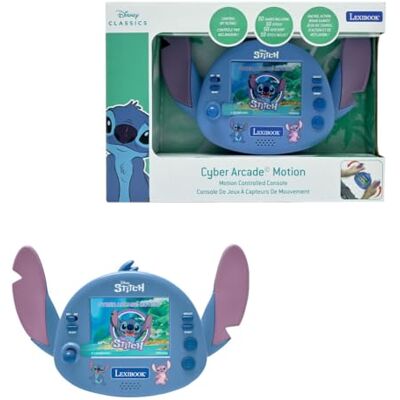 Lexibook , Disney Stitch, Console Cyber Arcade Portable Compacte, 50 Jeux, Écran LCD Couleur, Alimentation par Batterie, JL3180DLXB Lexibook , Disney Stitch, Console Cyber Arcade Portable Compacte, 50 Jeux, Écran LCD Couleur, Alimentation par Batterie, JL3180DLXB