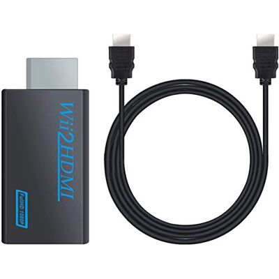 kiorziesk Converter Wii naar 2 HDMI-adapter 1080p met audio jack 3,5 mm ondersteunt Ntsc/pal formaat Wii U Nintendo Games TV Dance Motion Nunchuck Zumba Mario Sport Projector kiorziesk Converter Wii naar 2 HDMI-adapter 1080p met audio jack 3,5 mm ondersteunt Ntsc/pal formaat Wii U Nintendo Games TV Dance Motion Nunchuck Zumba Mario Sport Projector