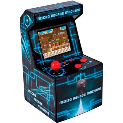 ITAL Mini Arcade Retro / draagbare geek console met 250 geïntegreerde spellen, 16 bits, gadget voor kinderen en volwassenen (blauw) ITAL Mini Arcade Retro / draagbare geek console met 250 geïntegreerde spellen, 16 bits, gadget voor kinderen en volwassenen (blauw)
