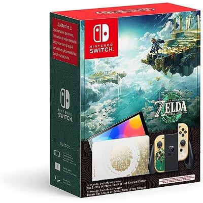 Nintendo Switch-console OLED-model De legende van Zelda tranen van het koninkrijk (UK) (schakelaar) Nintendo Switch-console OLED-model De legende van Zelda tranen van het koninkrijk (UK) (schakelaar)