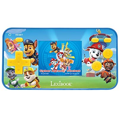 Lexibook Paw Patrol Chase draagbare Cyber Arcade Pocket console, 150 games, LCD, batterijvoeding, rood/blauw, JL1895PA Lexibook Paw Patrol Chase draagbare Cyber Arcade Pocket console, 150 games, LCD, batterijvoeding, rood/blauw, JL1895PA
