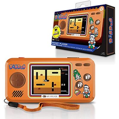 MY ARCADE Arcade DGUNL-3243 Dig Dug Pocket Player Draagbaar spelsysteem MY ARCADE Arcade DGUNL-3243 Dig Dug Pocket Player Draagbaar spelsysteem