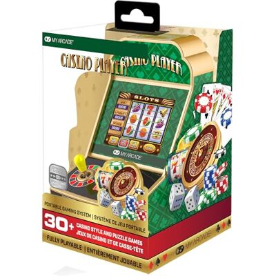 MY ARCADE Casinospeler: retro arcade-spel, videospelslot, casinospellen en puzzelspellen, speelhallen voor thuis, bevat meer dan 30 spellen MY ARCADE Casinospeler: retro arcade-spel, videospelslot, casinospellen en puzzelspellen, speelhallen voor thuis, bevat meer dan 30 spellen
