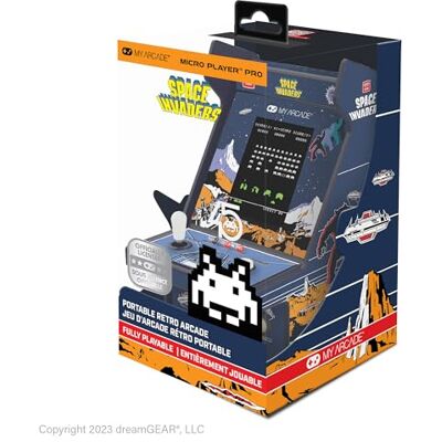 MY ARCADE DGUNL-7004 Space Invaders Micro Player Pro Portable Retro Arcade MY ARCADE DGUNL-7004 Space Invaders Micro Player Pro Portable Retro Arcade