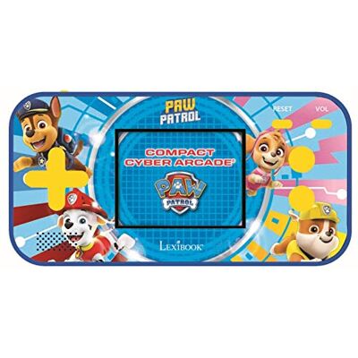 Lexibook Paw Patrol Chase compacte draagbare Cyber Arcade-gameconsole, 150 gaming, LCD, op batterijen, rood / blauw, JL2367PA Lexibook Paw Patrol Chase compacte draagbare Cyber Arcade-gameconsole, 150 gaming, LCD, op batterijen, rood / blauw, JL2367PA