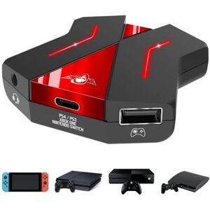 Spirit Of Gamer Adapter Toetsenbord Muis Controller Compatibe PS4/PS3/SWITCH/XBOX Converter voor Console Video Game Speel met Toetsenbord en Muis met de CROSSGAME 2 Spirit Of Gamer Adapter Toetsenbord Muis Controller Compatibe PS4/PS3/SWITCH/XBOX Converter voor Console Video Game Speel met Toetsenbord en Muis met de CROSSGAME 2