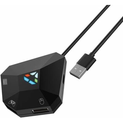 INF Adapter voor toetsenbord en muis voor gameconsoles, toetsenbord- en muisadapter, compatibel met Nintendo Switch, met PS4, PS3, Xbox One, Xbox 360 INF Adapter voor toetsenbord en muis voor gameconsoles, toetsenbord- en muisadapter, compatibel met Nintendo Switch, met PS4, PS3, Xbox One, Xbox 360