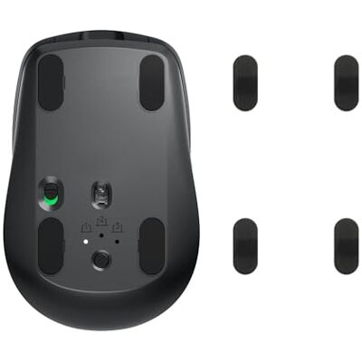 kwmobile Muispad compatibel met Logitech MX Anywhere 3 Zelfklevende vervangende muisvoet van zacht rubber zwart kwmobile Muispad compatibel met Logitech MX Anywhere 3 Zelfklevende vervangende muisvoet van zacht rubber zwart