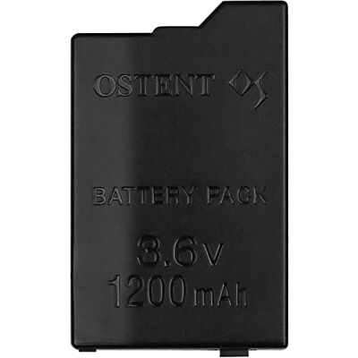 OSTENT Hoogwaardige oplaadbare lithium-ion-batterij, 1200 mAh, 3,6 V, voor Sony PSP 2000/3000 PSP-S110 Console OSTENT Hoogwaardige oplaadbare lithium-ion-batterij, 1200 mAh, 3,6 V, voor Sony PSP 2000/3000 PSP-S110 Console