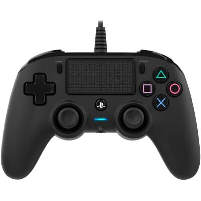 Nacon Compacte controller voor Playstation 4 – accessoires voor videogames (Gamepad, Playstation 4, analoog/digitaal, Share, met kabel, zwart) Nacon Compacte controller voor Playstation 4 – accessoires voor videogames (Gamepad, Playstation 4, analoog/digitaal, Share, met kabel, zwart)