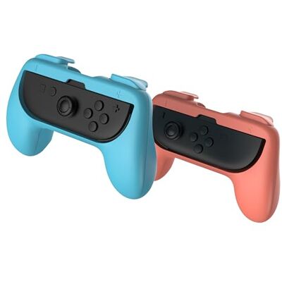 SUBSONIC Joy-con Controller Grips voor Nintendo Switch en Nintendo Switch 2 Blauw en Rood SUBSONIC Joy-con Controller Grips voor Nintendo Switch en Nintendo Switch 2 Blauw en Rood