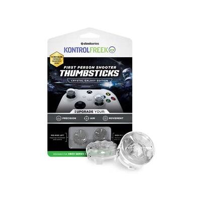 KontrolFreek FPS Freek Galaxy Crystal voor Xbox One en Xbox Series X Controller Krachtige drumsticks 1 hoge taille, 1 midden hoog kristal KontrolFreek FPS Freek Galaxy Crystal voor Xbox One en Xbox Series X Controller Krachtige drumsticks 1 hoge taille, 1 midden hoog kristal