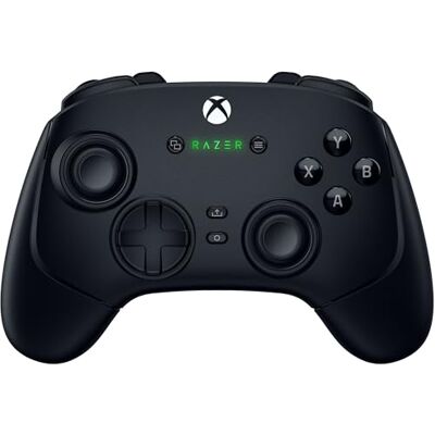 Razer Wolverine V3 Pro Draadloze gamepad voor Xbox en pc (HyperSpeed Wireless, Mecha Touch Action knoppen, anti-drift hall effect analoge thumbstic sticks, haptic vibrations) zwart Razer Wolverine V3 Pro Draadloze gamepad voor Xbox en pc (HyperSpeed Wireless, Mecha Touch Action knoppen, anti-drift hall effect analoge thumbstic sticks, haptic vibrations) zwart