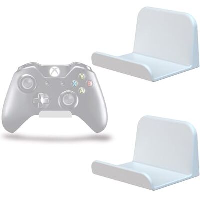 sciuU Set van 2 wandhouders voor gamepad/headset, 3M zelfklevende haken, universele haken voor Xbox One / Series S X / PS5 / PS4 / zonder schroeven sciuU Set van 2 wandhouders voor gamepad/headset, 3M zelfklevende haken, universele haken voor Xbox One / Series S X / PS5 / PS4 / zonder schroeven