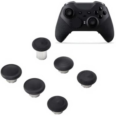 Annadue Vervangende Joysticks Grip Swap Joysticks, 6 in 1 Series 2 Metal Mod Exchange Thumb Joystick Geschikt voor One Controller Series 2 Annadue Vervangende Joysticks Grip Swap Joysticks, 6 in 1 Series 2 Metal Mod Exchange Thumb Joystick Geschikt voor One Controller Series 2