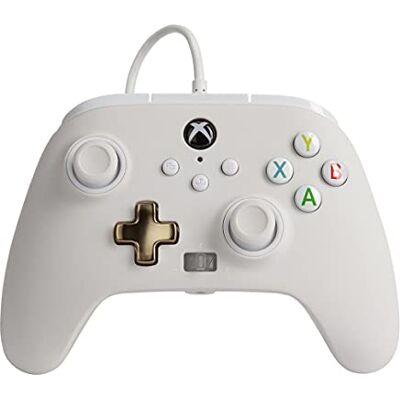 PowerA Verbeterde bekabelde controller voor Xbox Mist, wit, gamepad, bedrade videospel-controller, gamepad, Xbox Series X S PowerA Verbeterde bekabelde controller voor Xbox Mist, wit, gamepad, bedrade videospel-controller, gamepad, Xbox Series X S